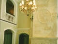 Custom Designed Great Room w/ Sculpted Limestone Fireplace